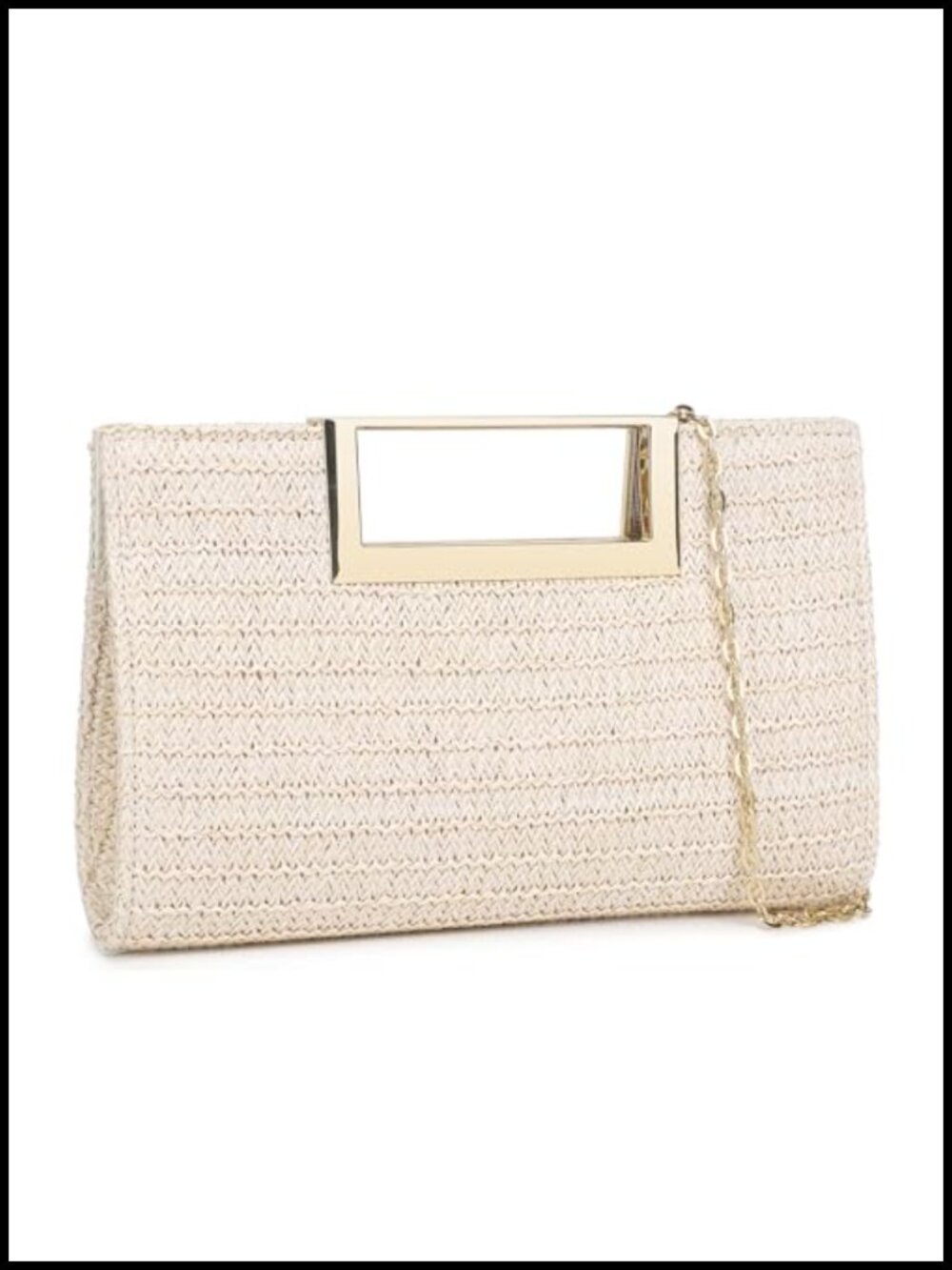 Women Clutch Purse Faux Leather Evening Bag Shoulder Chain Handbag Gift